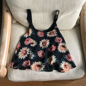 Floral Swing Tank Blouse